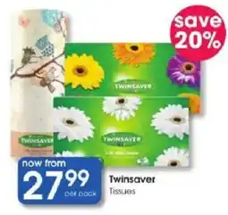 Clicks Twinsaver Tissues offer