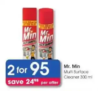 Clicks Mr. Min Multi Surface Cleaner offer