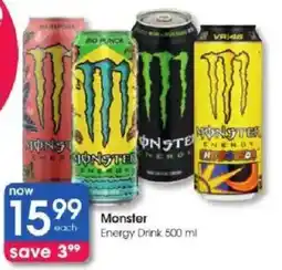 Clicks Monster Energy Drink offer