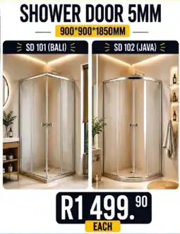 Laduma Hardware catalogue SHOWER DOOR 5MM offer