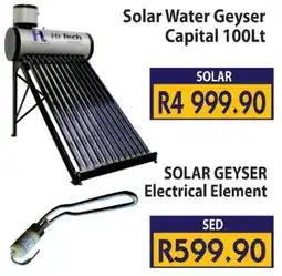 Laduma Hardware catalogue Solar Water Geyser Capital 100Lt Hi Tech offer