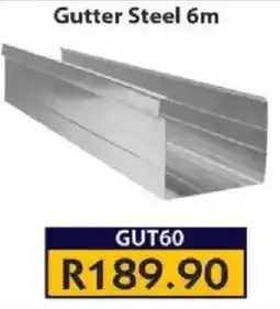 Laduma Hardware catalogue Gutter Steel 6m GUT60 offer