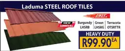 Laduma Hardware catalogue Laduma STEEL ROOF TILES offer