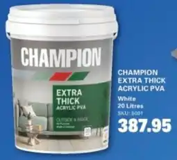 Cashbuild CHAMPION EXTRA THICK ACRYLIC PVA offer