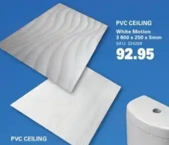 Cashbuild PVC CEILING White Motion offer