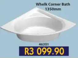Laduma Hardware catalogue Whelk Corner Bath 1350mm offer
