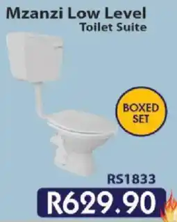 Laduma Hardware catalogue Mzanzi Low Level Toilet Suite offer