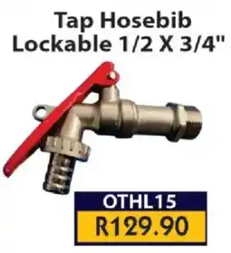 Laduma Hardware catalogue Tap Hosebib Lockable 1/2 X 3/4" offer