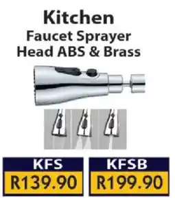 Laduma Hardware catalogue Kitchen Faucet Sprayer Head ABS & Brass offer