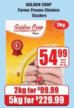Boxer GOLDEN COOP FARMS Frozen Chicken Sizzlers offer