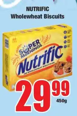 Boxer NUTRIFIC Wholewheat Biscuits offer