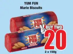 Boxer YUM FUN Marie Biscuits offer