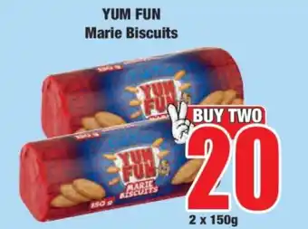Boxer YUM FUN Marie Biscuits offer