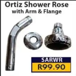Laduma Hardware catalogue Ortiz Shower Rose with Arm & Flange offer