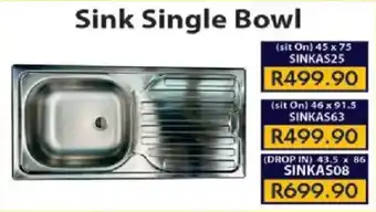Laduma Hardware catalogue Sink Single Bowl offer
