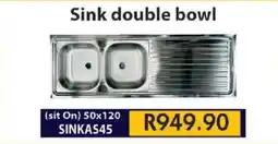 Laduma Hardware catalogue Sink double bowl offer