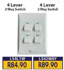 Laduma Hardware catalogue 4 Lever 2 Way Switch offer