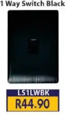 Laduma Hardware catalogue 1 Way Switch Black offer