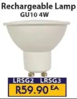 Laduma Hardware catalogue Rechargeable Lamp GU10 4W offer