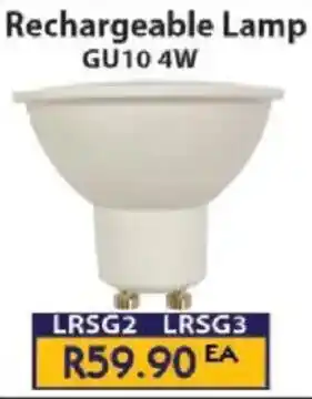 Laduma Hardware catalogue Rechargeable Lamp GU10 4W offer