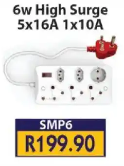 Laduma Hardware catalogue 6w High Surge 5x16A 1x10A offer