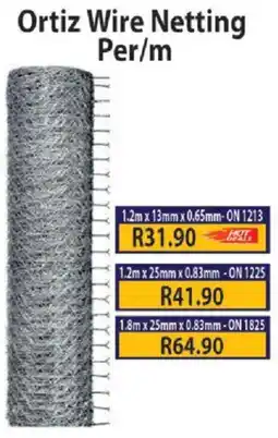 Laduma Hardware catalogue Ortiz Wire Netting offer