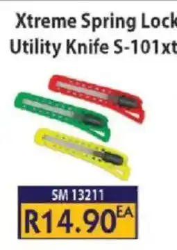 Laduma Hardware catalogue Xtreme Spring Lock Utility Knife S-101xt offer