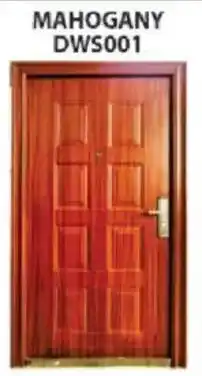 Laduma Hardware catalogue Ortiz Mahogany Steel Door offer