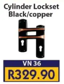 Laduma Hardware catalogue Cylinder Lockset Black/copper offer