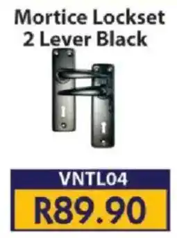 Laduma Hardware catalogue Mortice Lockset 2 Lever Black offer