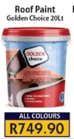 Laduma Hardware catalogue Roof Paint Golden Choice offer
