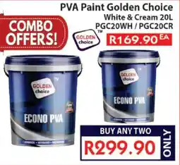 Laduma Hardware catalogue PVA Paint Golden Choice White & Cream offer
