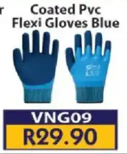 Laduma Hardware catalogue Coated Pvc Flexi Gloves Blue offer