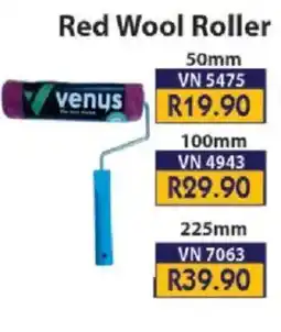Laduma Hardware catalogue Red Wool Roller venus offer