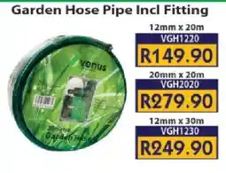 Laduma Hardware catalogue Garden Hose Pipe Incl Fitting venus offer