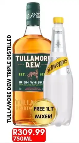 Prestons Tullamore D.E.W. Irish Whiskey offer