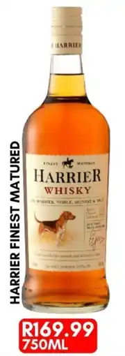 Prestons Harrier Finest Matured Whisky offer