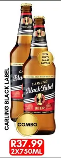 Prestons CARLING Black Label BEER offer
