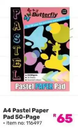 Game A4 Pastel Paper Pad 50-Page offer