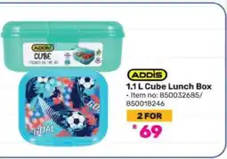 Game ADDIS 1.1L Cube Lunch Box offer