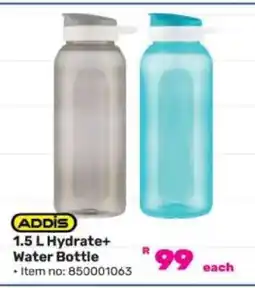 Game ADDIS 1.5 L Hydrate+ Water Bottle offer