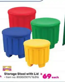 Game Storage Stool with Lid offer