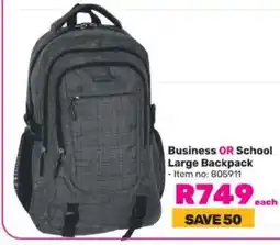 Game Business OR School Large Backpack offer