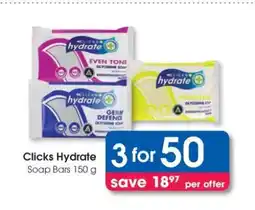 Clicks Clicks Hydrate offer