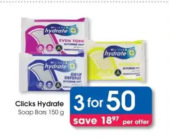 Clicks Clicks Hydrate offer