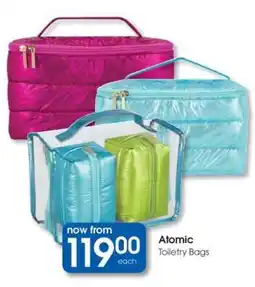 Clicks Atomic Toiletry Bags offer