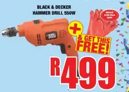 Boxer BLACK & DECKER HAMMER DRILL 550W offer