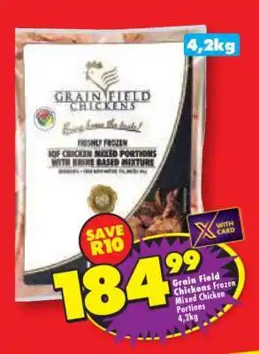 GRAIN FIELD CHICKENS FROZEN MIXED CHICKEN PORTIONS 4,2kg