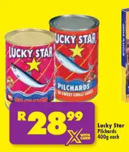 Shoprite Lucky Star Pilchards-400g Each offer