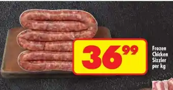 Shoprite Frozen Chicken Sizzler per kg offer